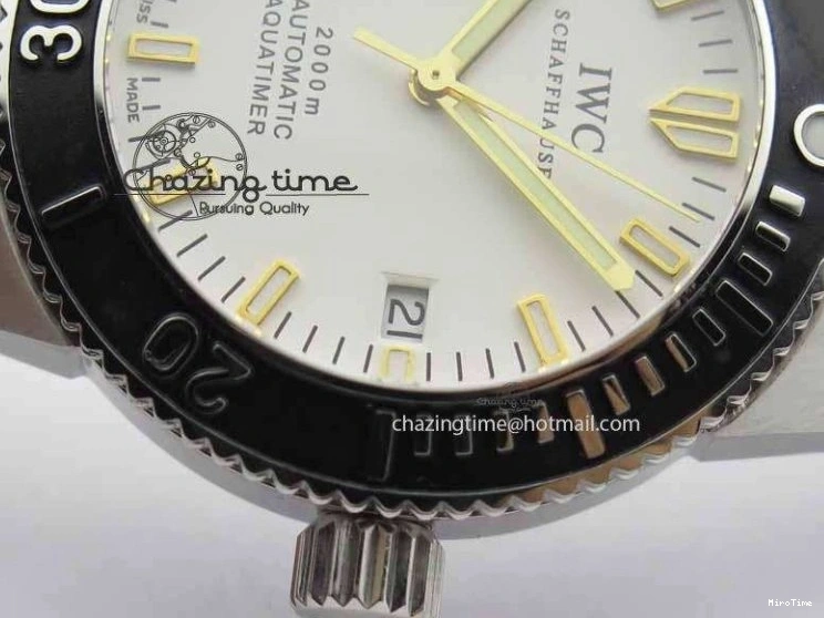 MIROTIME 0401 Aquatimer Automatic SS Noob Best Edition White Dial On SS Bracelet A Lightweight 7251